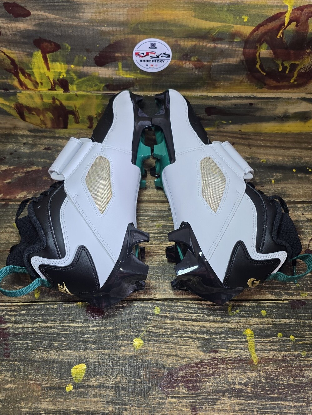 Mens Size 10 Nike Diamond Turf 93 TD Green White Black Football HF5298 102 NEW‎ - Picture 5 of 8